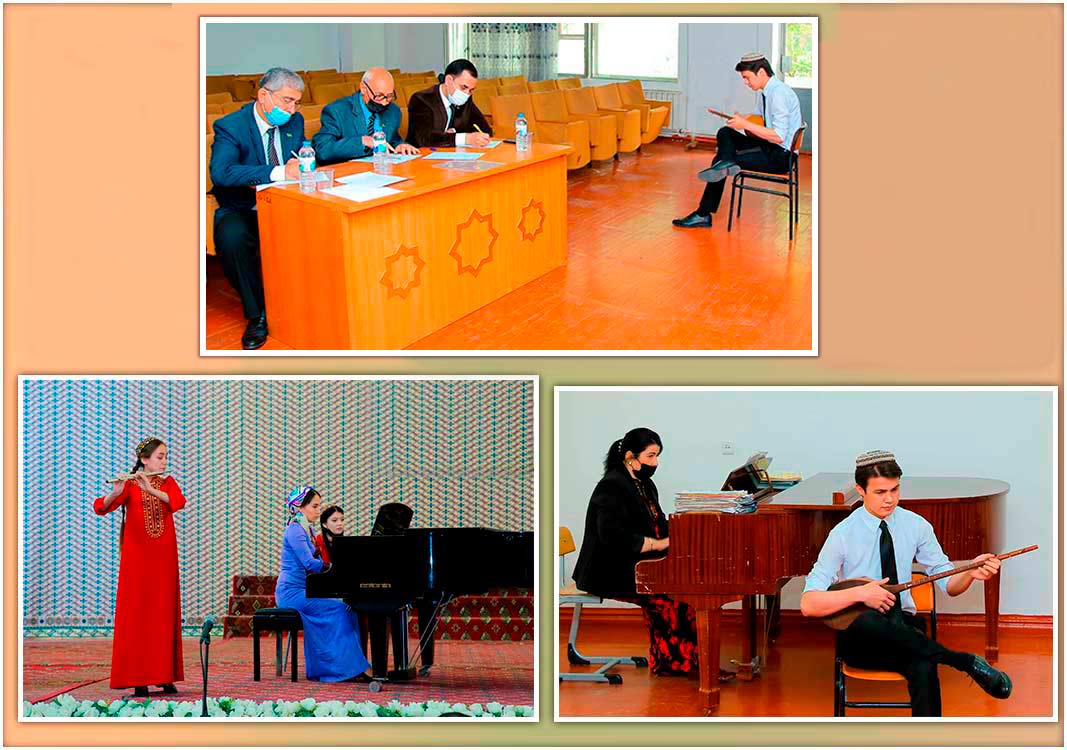 Konserwatoriýa "Konserwatoriýanyň zehinleri" atly bäsleşik geçirýär.