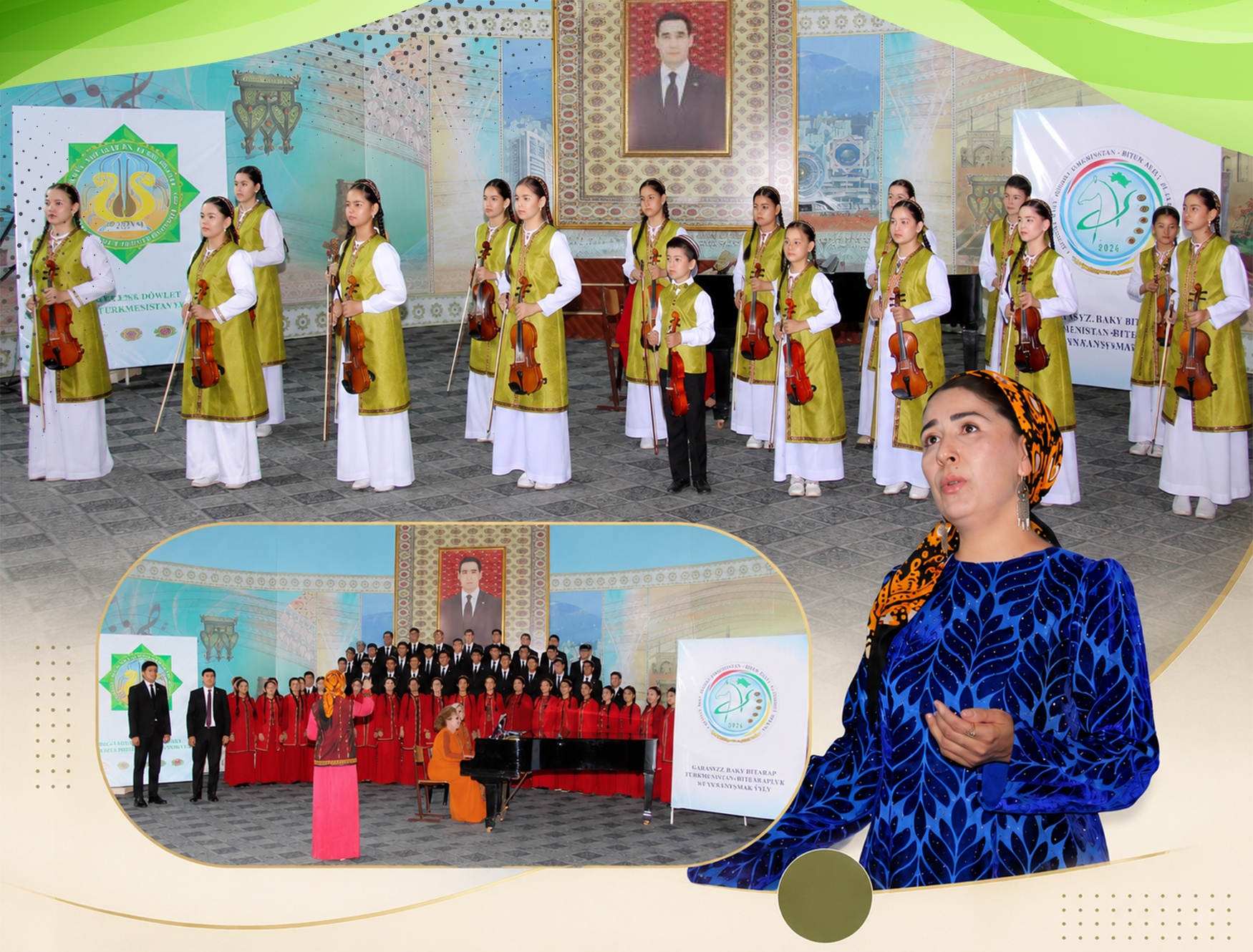 “Bahar ylhamy” atly aýdym-sazly konsert geçirildi