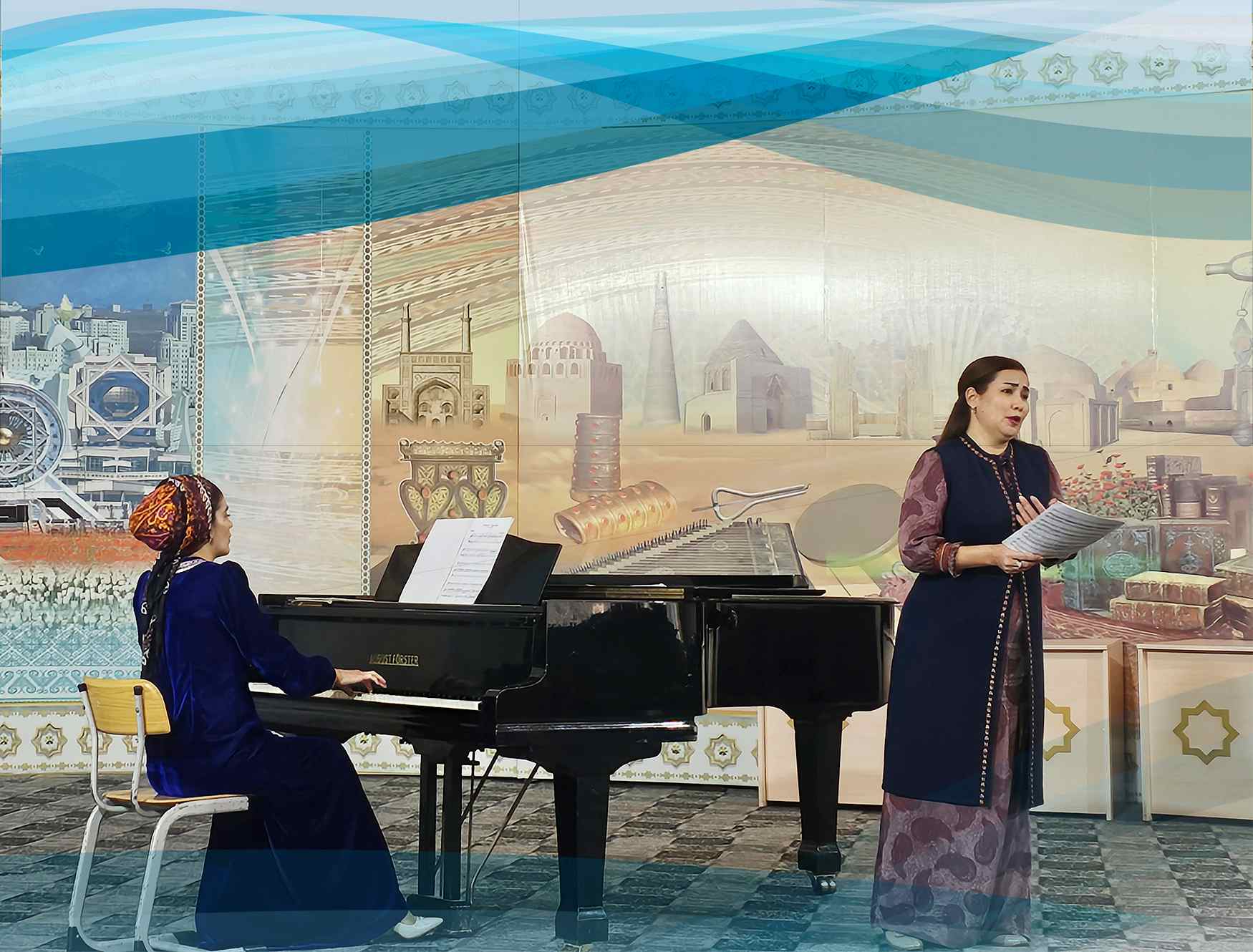 “Konserwatoriýanyň zehinli ýaşlary” saz festiwaly