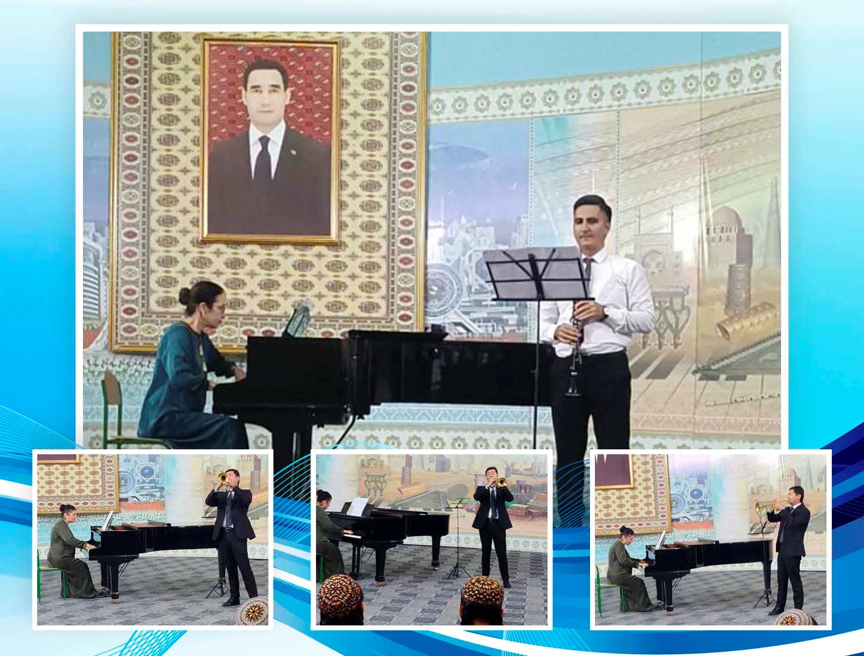 “Konserwatoriýanyň zehinli ýaşlary” atly saz festiwaly