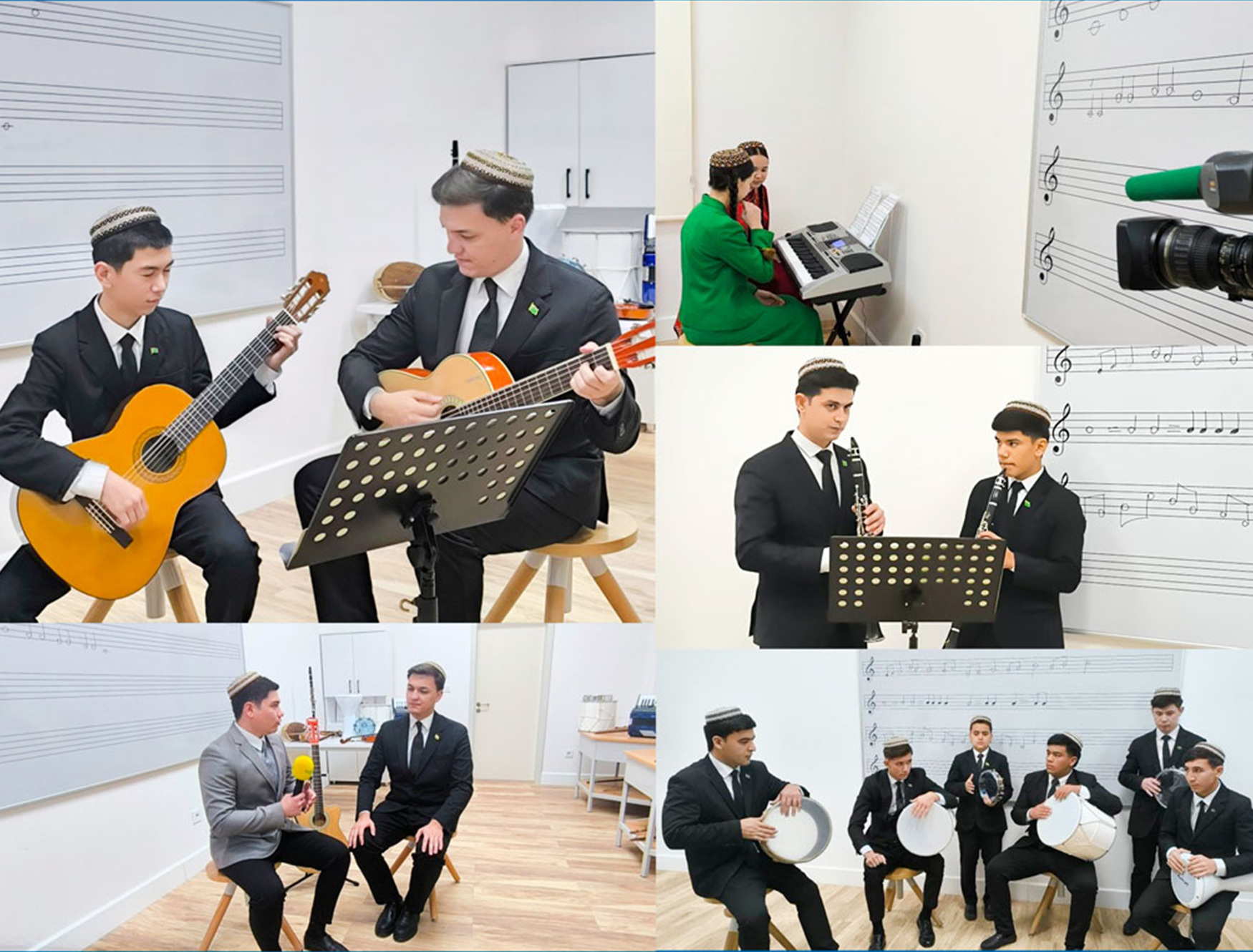 ÝAŞ KÖRPEJELERE MILLI SAZ GURALLARYMYZ SOWGAT BERILDI