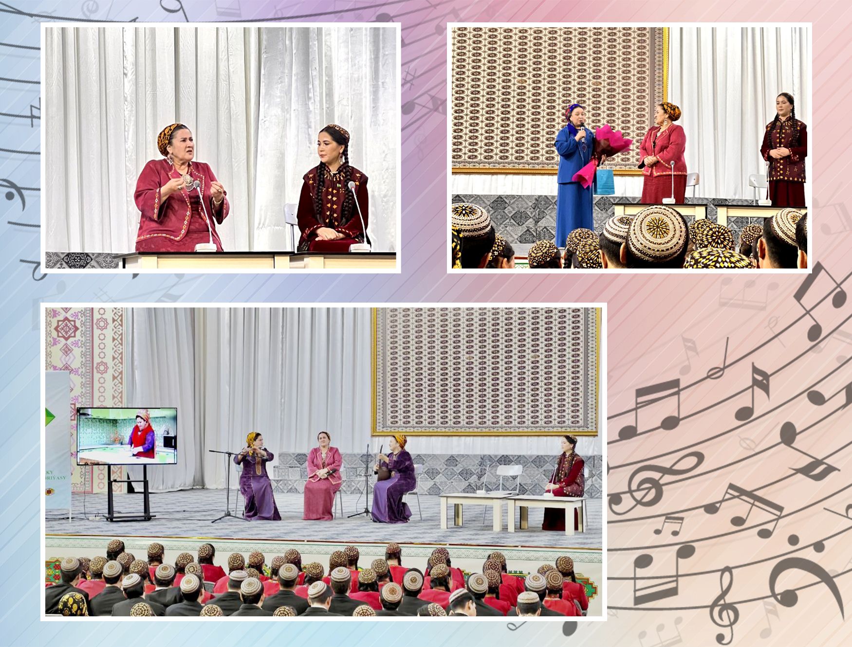 Teatr sungatynyñ ussady Türkmenistanyñ Halk artisti Halbike Dowyýewa bilen duşsuşyk