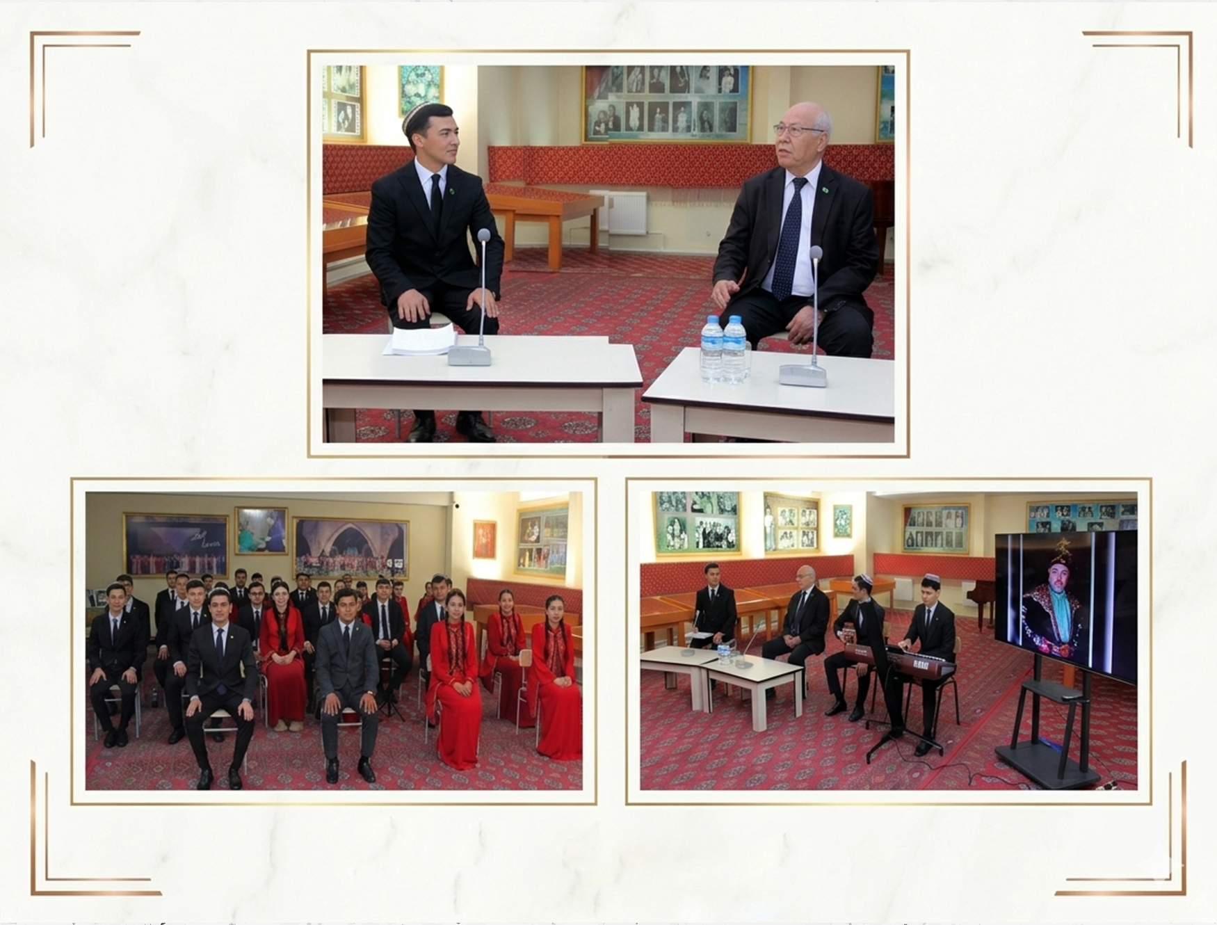 Halypa artist bilen ,,Sahnada janlanan keşpler!’’ atly aýdym-sazly döredijilik duşuşygy